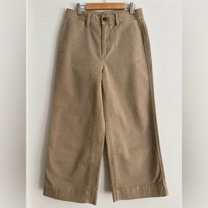 Gap high-rise wide leg cropped pants